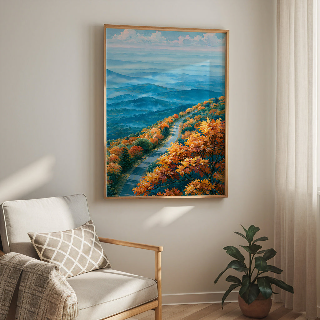 Shenandoah National Park Watercolor Art