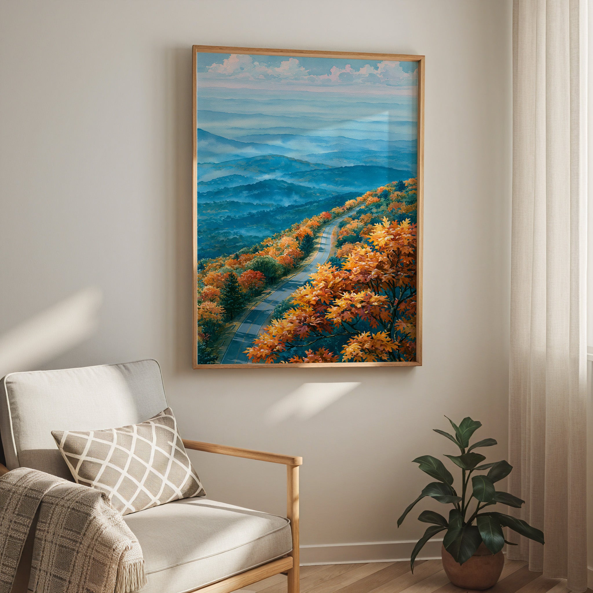 Shenandoah National Park Watercolor Art