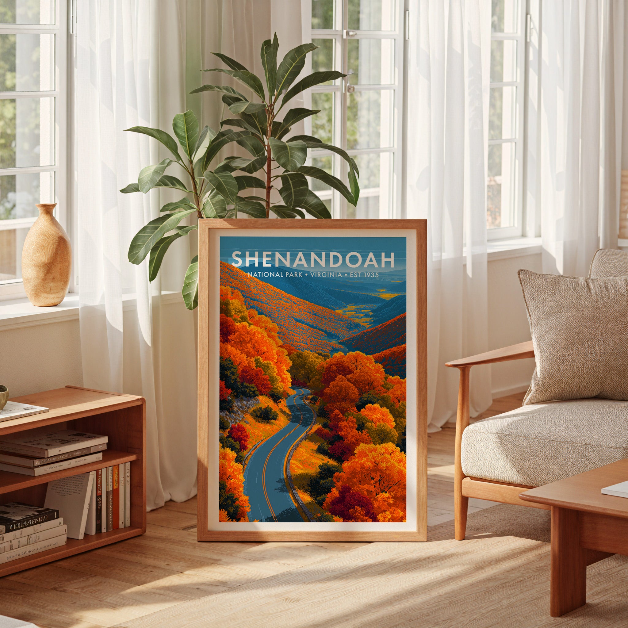 Retro Shenandoah National Park Print