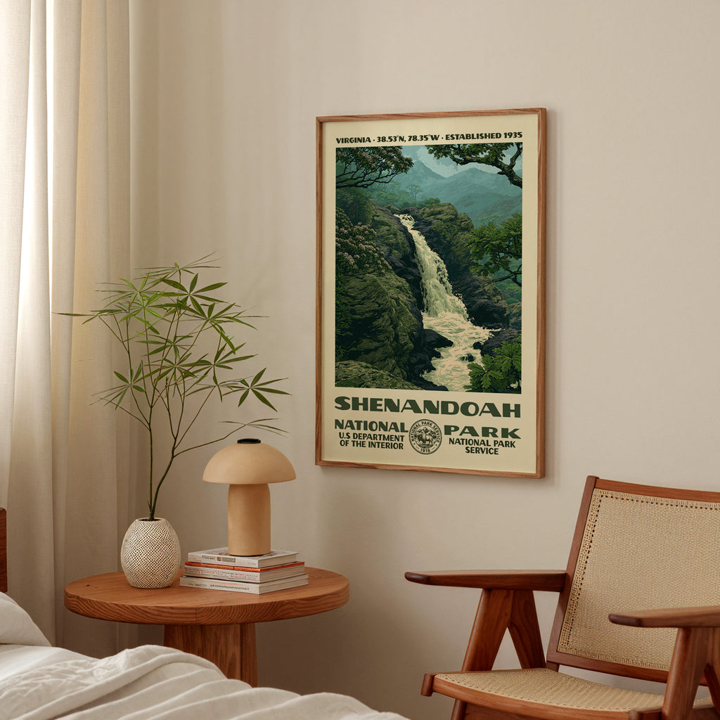 Shenandoah National Park Vintage WPA Art