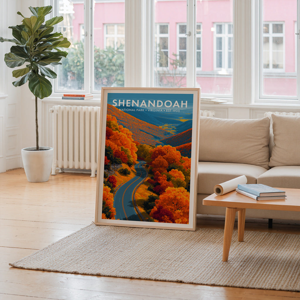 Retro Shenandoah National Park Print