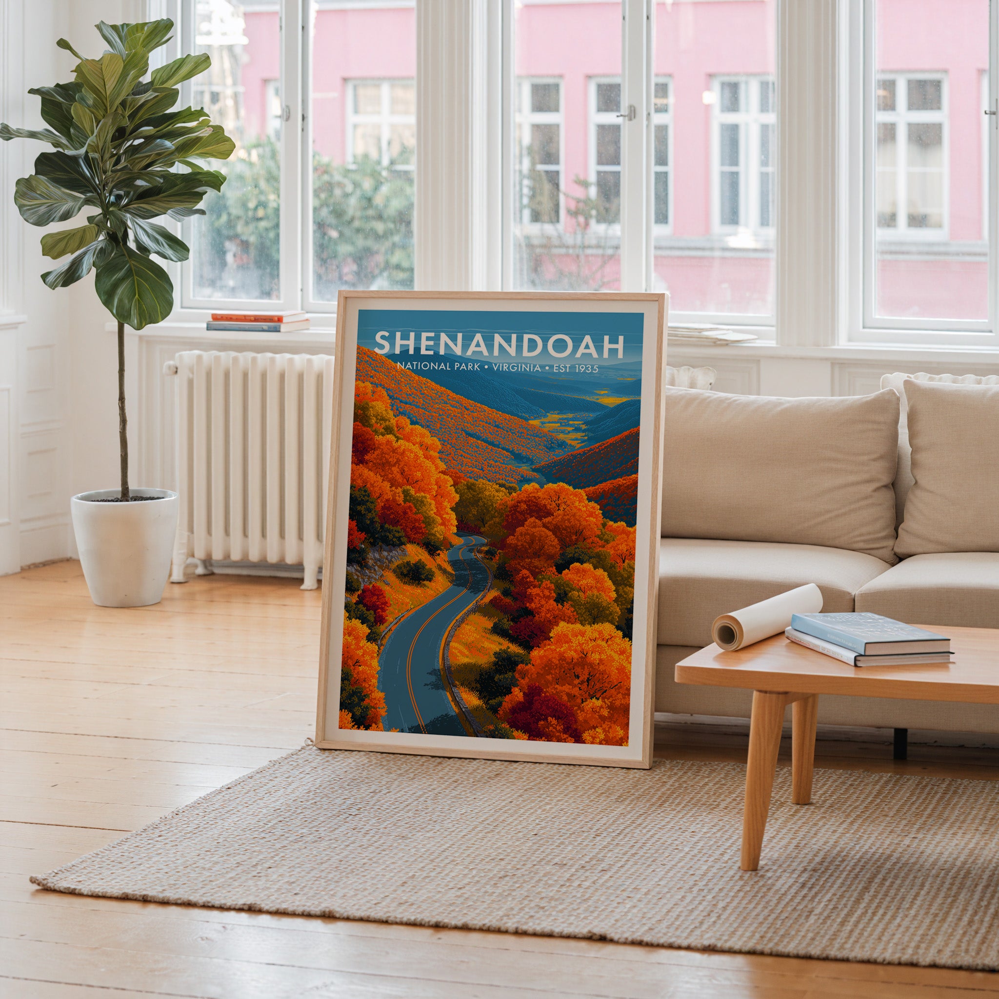 Retro Shenandoah National Park Print