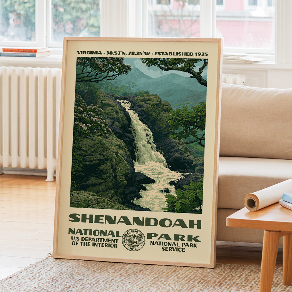 Shenandoah National Park Vintage WPA Art