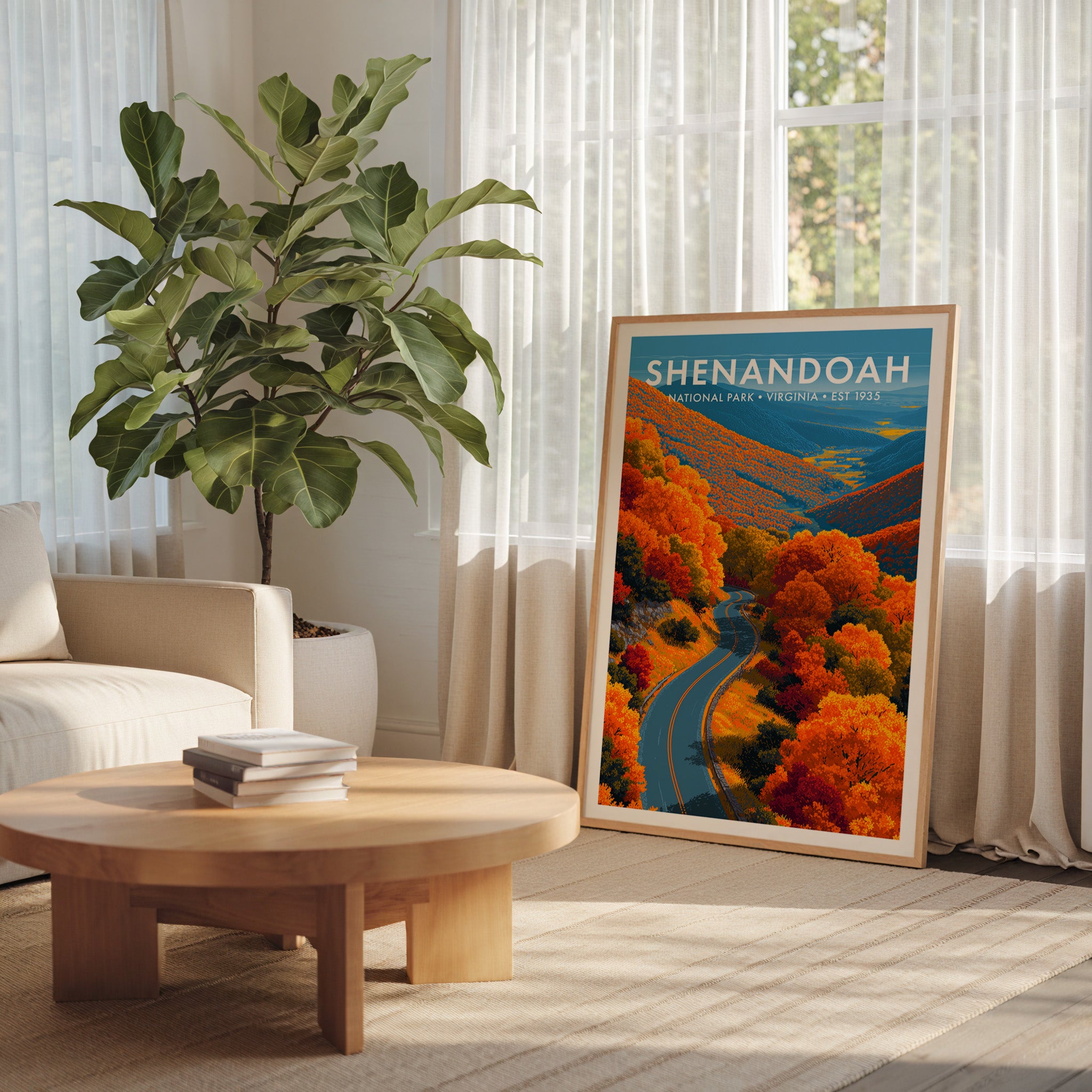 Retro Shenandoah National Park Print