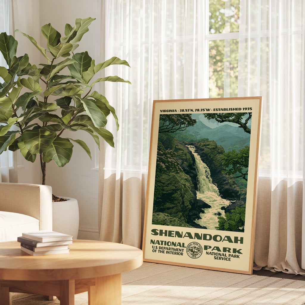 Shenandoah National Park Vintage WPA Art