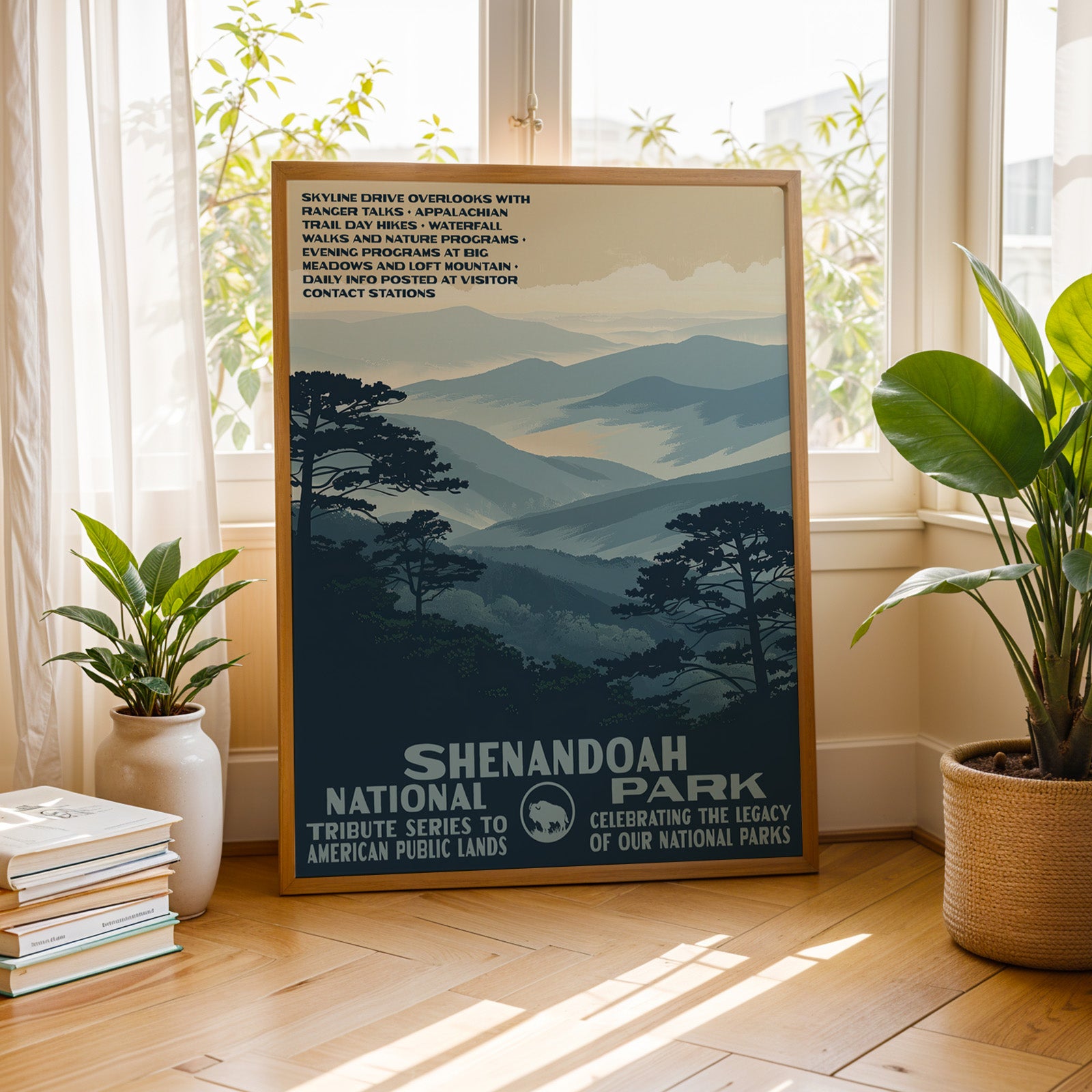 Shenandoah National Park Vintage WPA Art