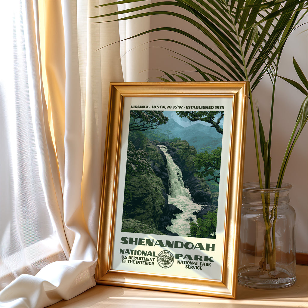 Shenandoah National Park Vintage WPA Art