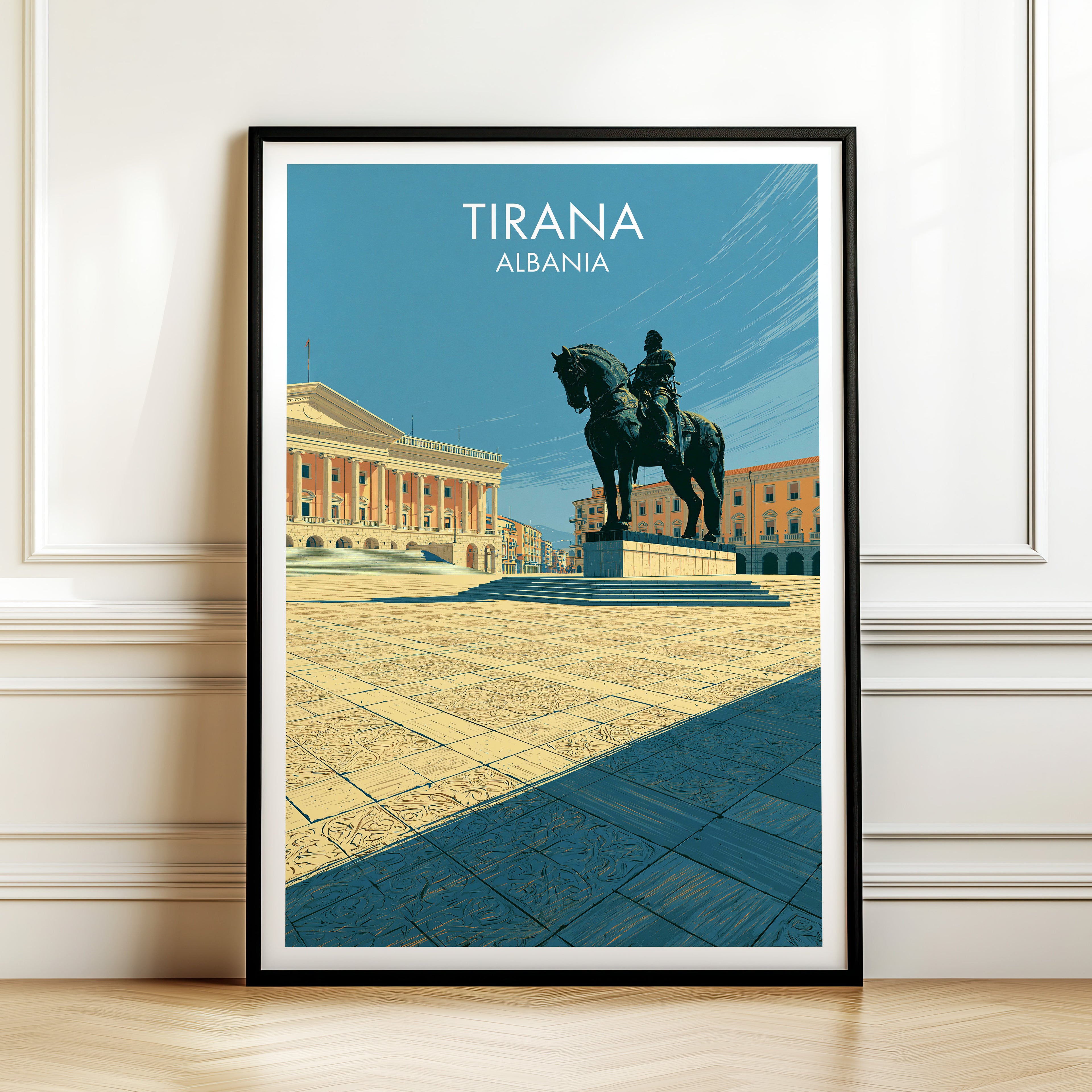 Place Skanderbeg Tirana Albanie