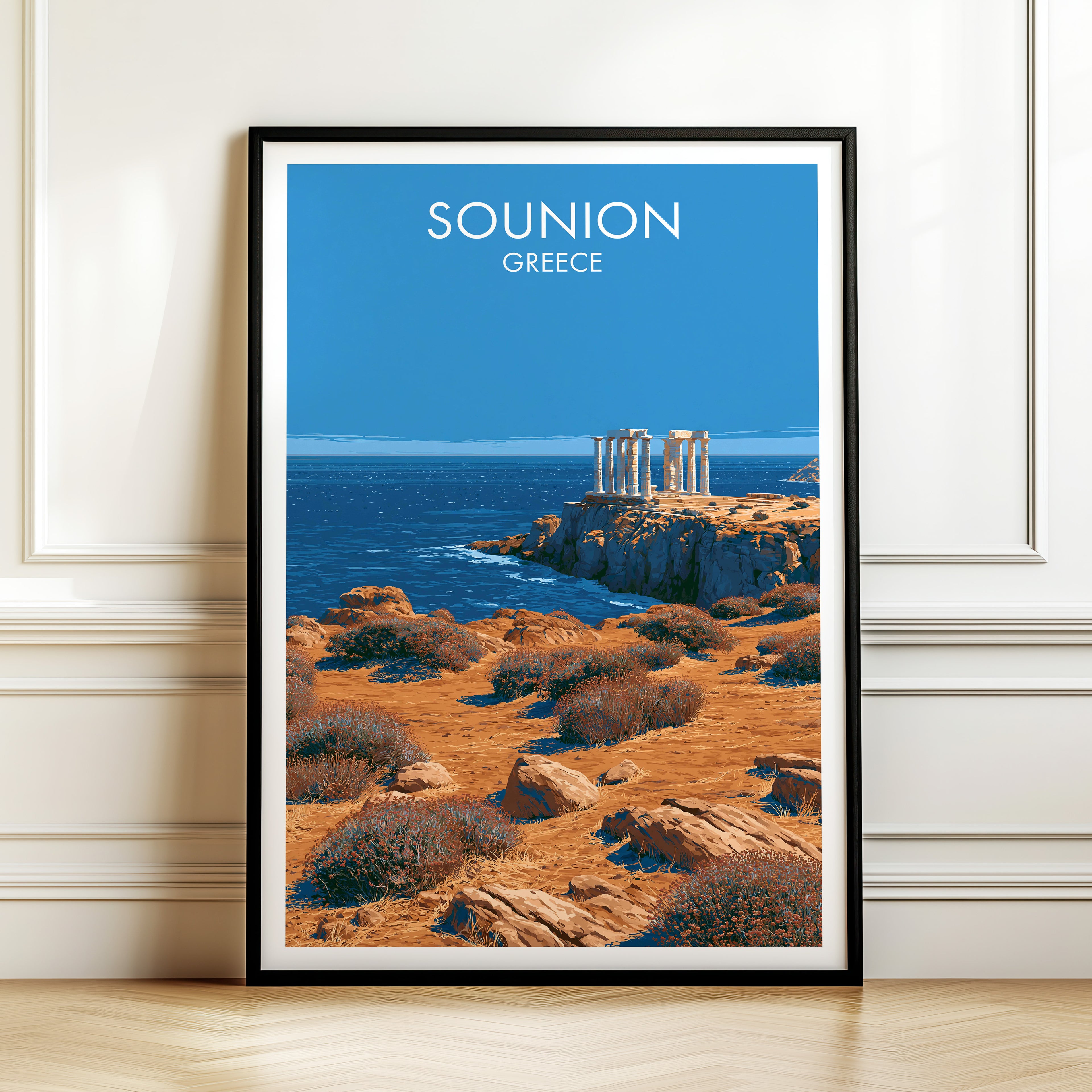 Poseidon-Tempel Sounion Griechenland