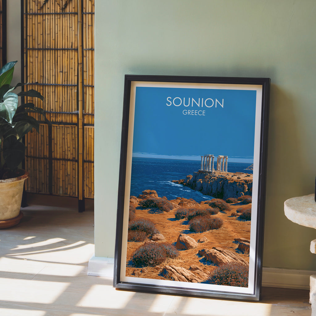Poseidon-Tempel Sounion Griechenland