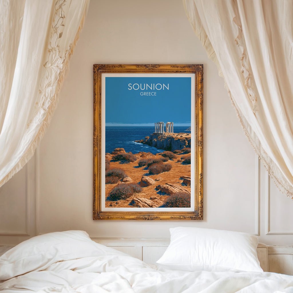 Poseidon-Tempel Sounion Griechenland