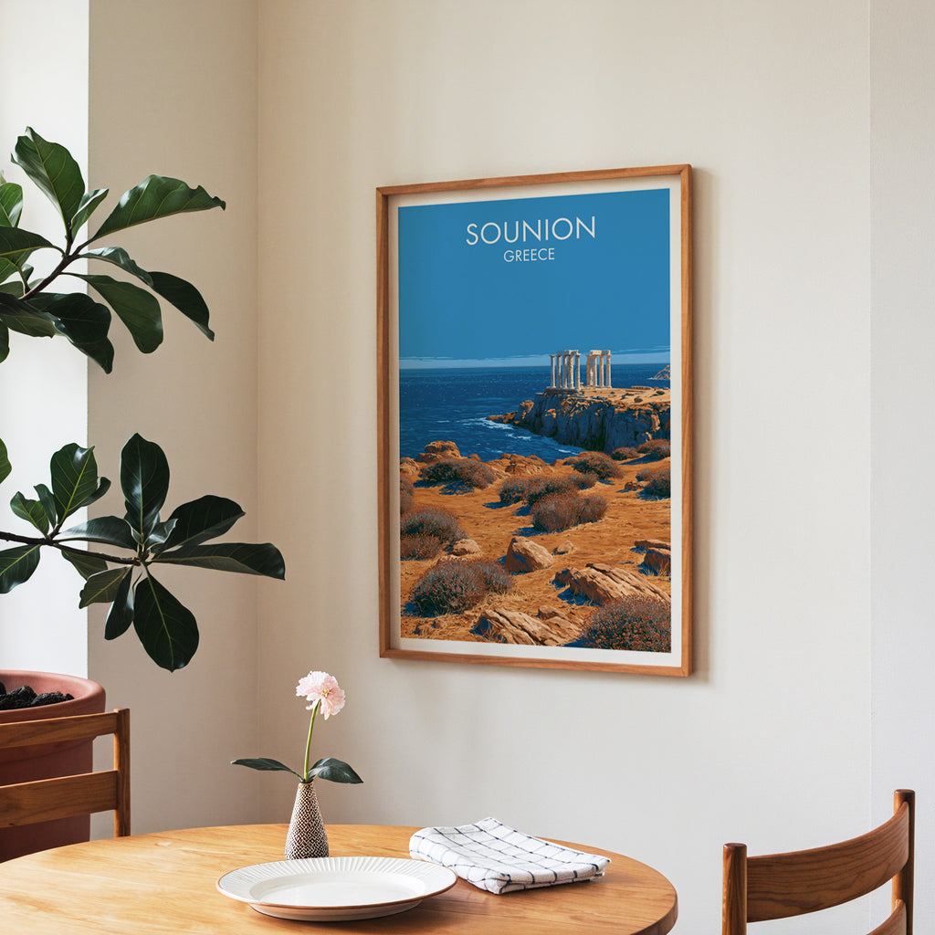Poseidon-Tempel Sounion Griechenland