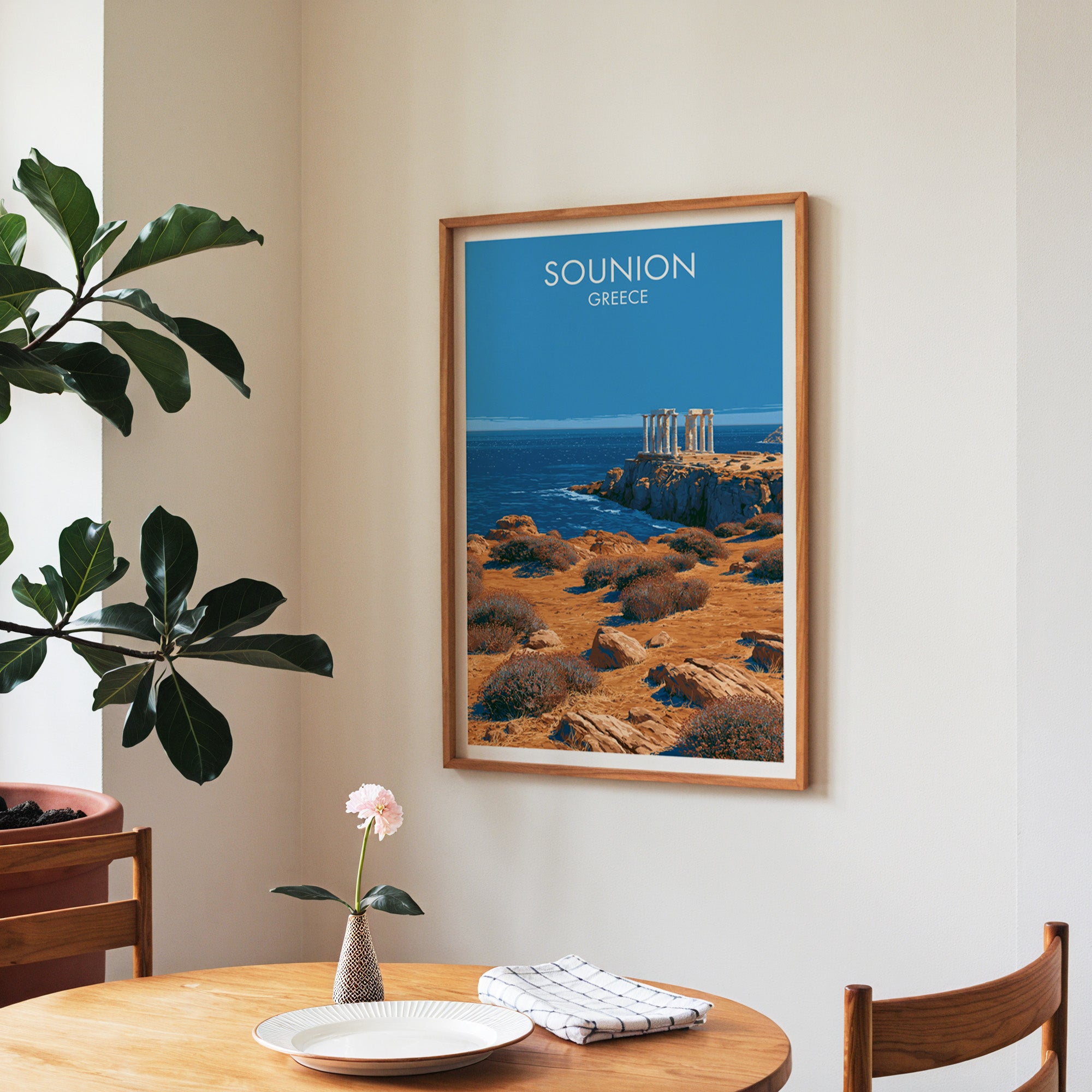 Poseidon-Tempel Sounion Griechenland