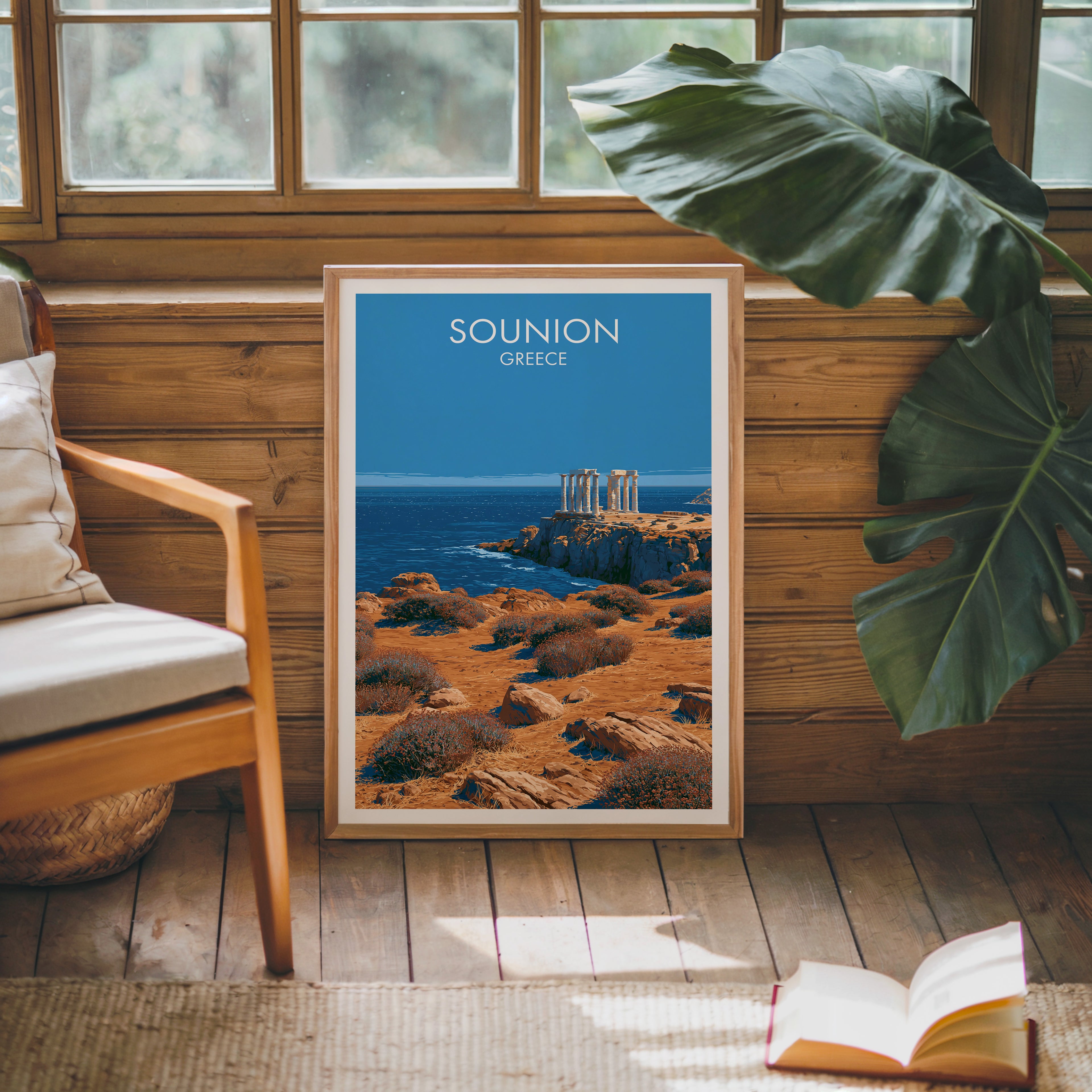 Poseidon-Tempel Sounion Griechenland