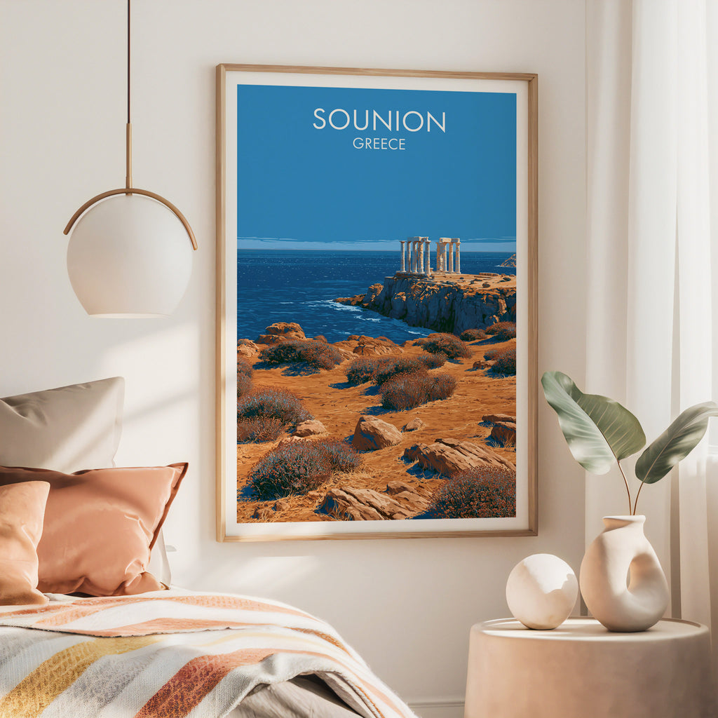 Poseidon-Tempel Sounion Griechenland