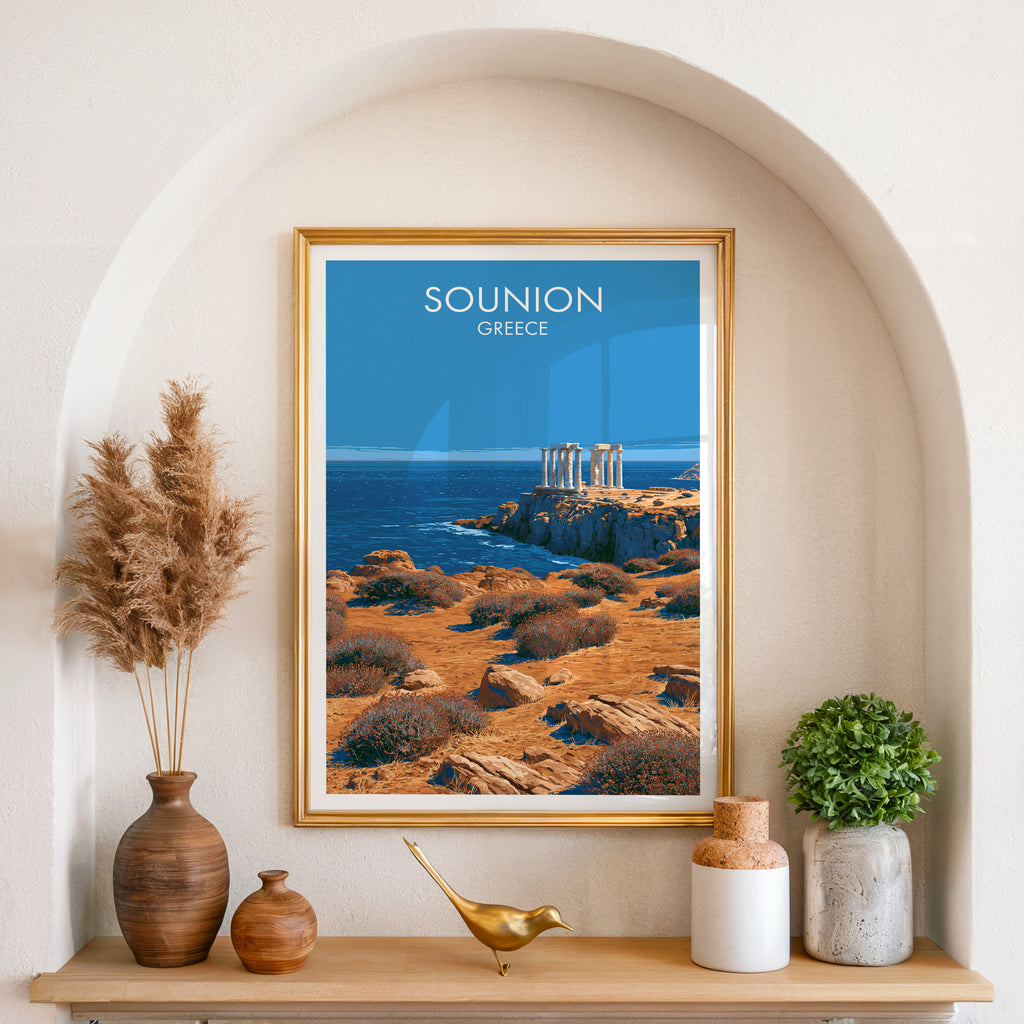 Poseidon-Tempel Sounion Griechenland