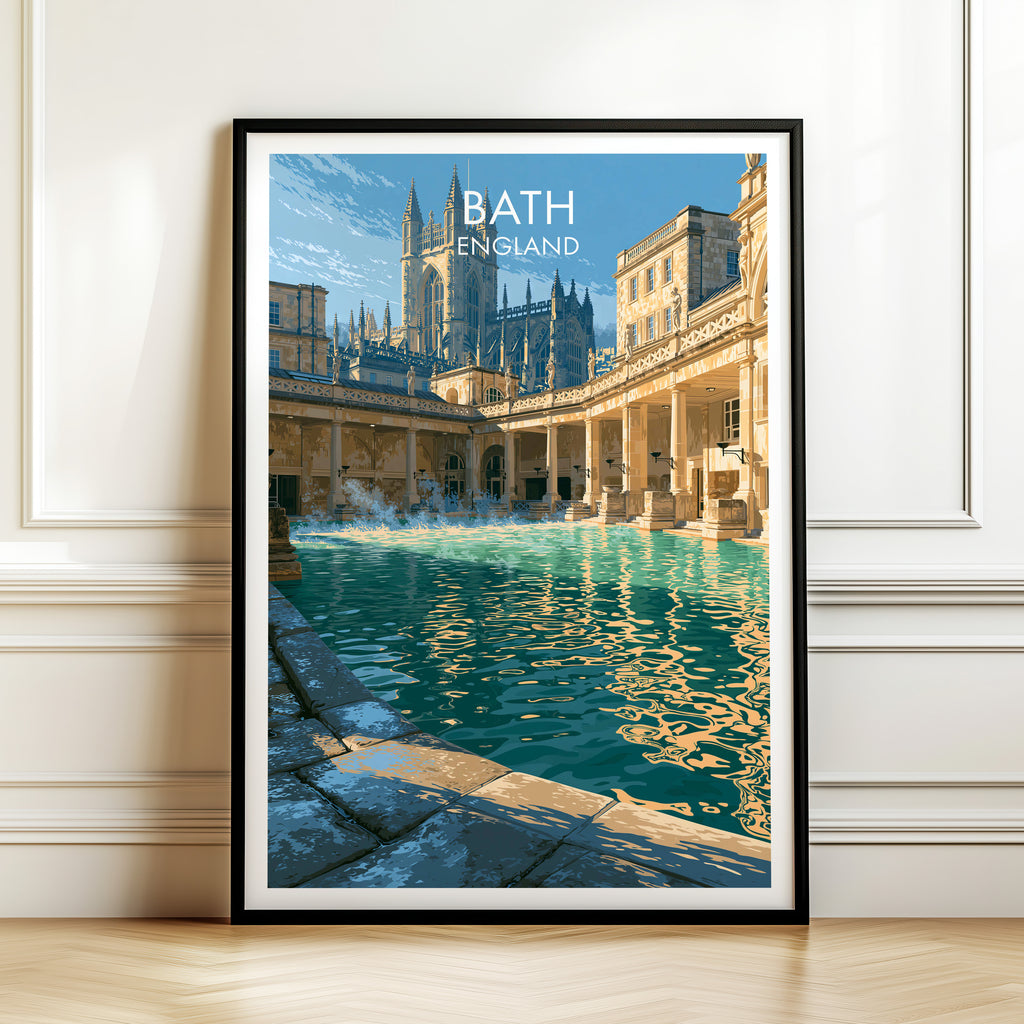 Les thermes romains de Bath, Angleterre