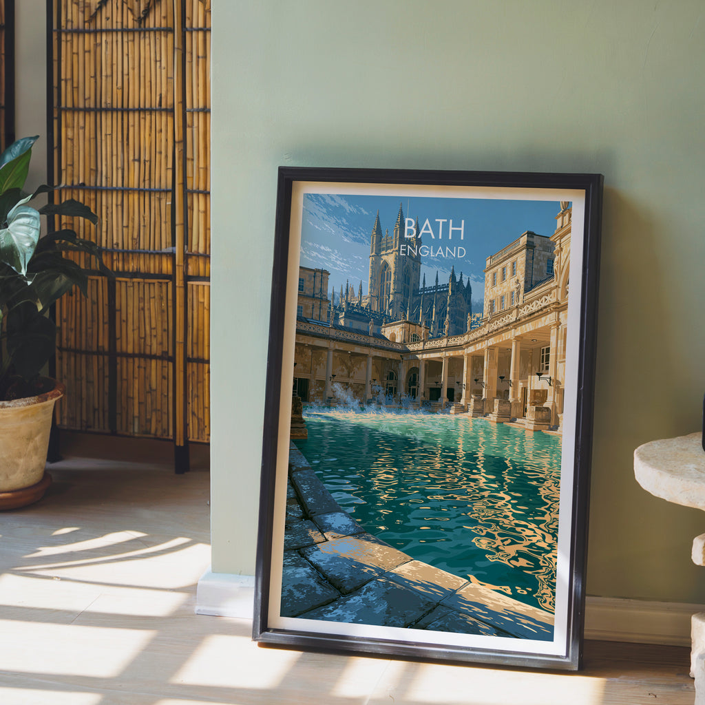 Les thermes romains de Bath, Angleterre