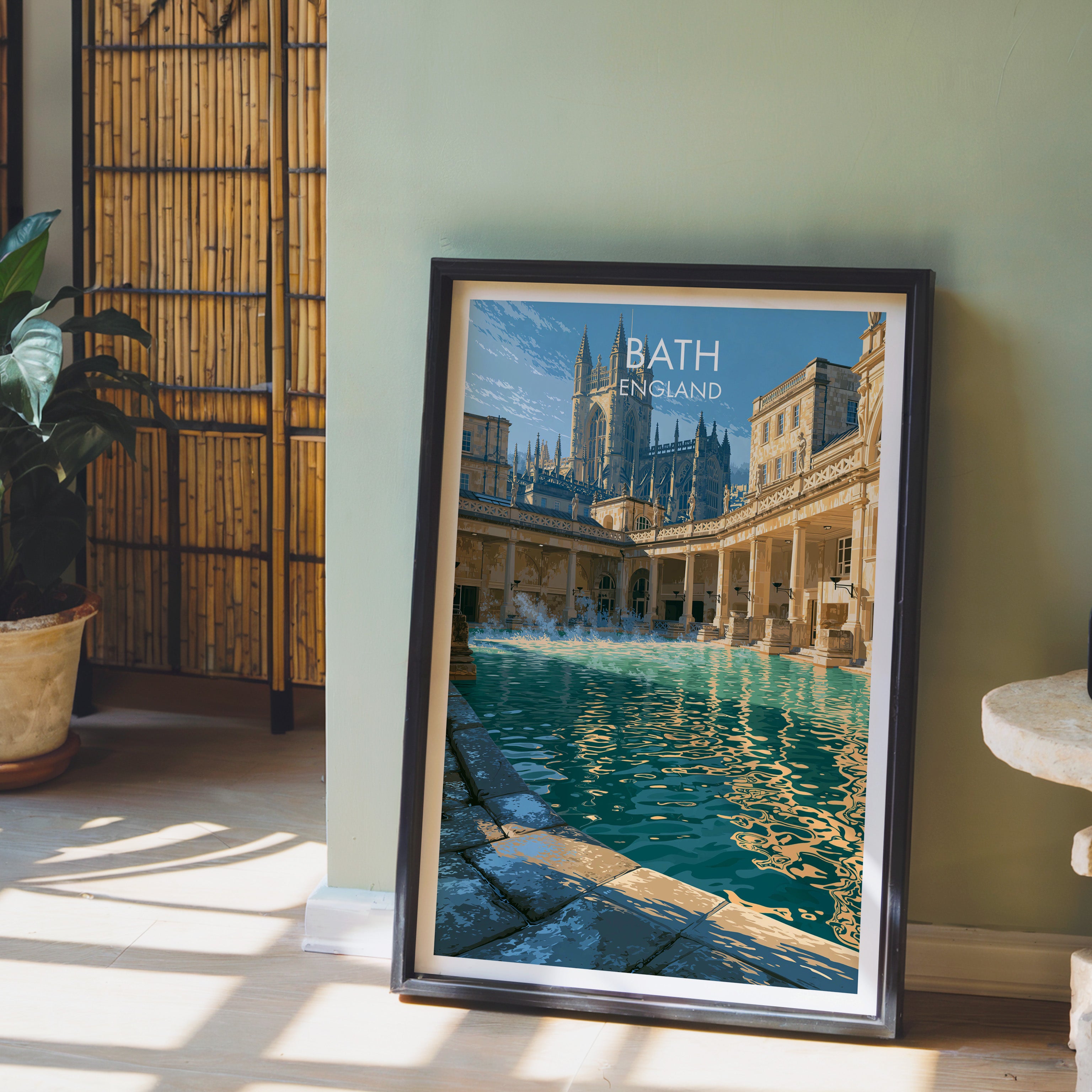 Les thermes romains de Bath, Angleterre