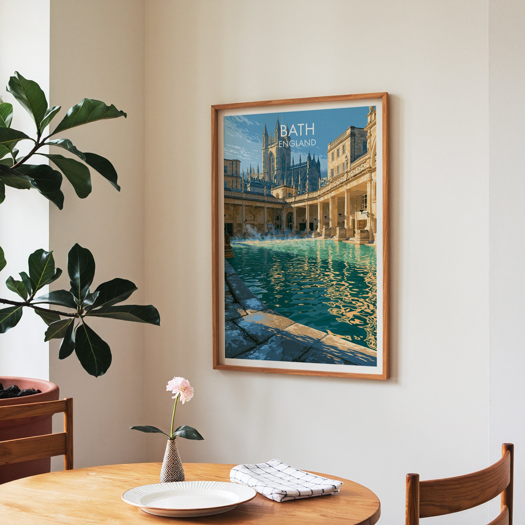 Les thermes romains de Bath, Angleterre