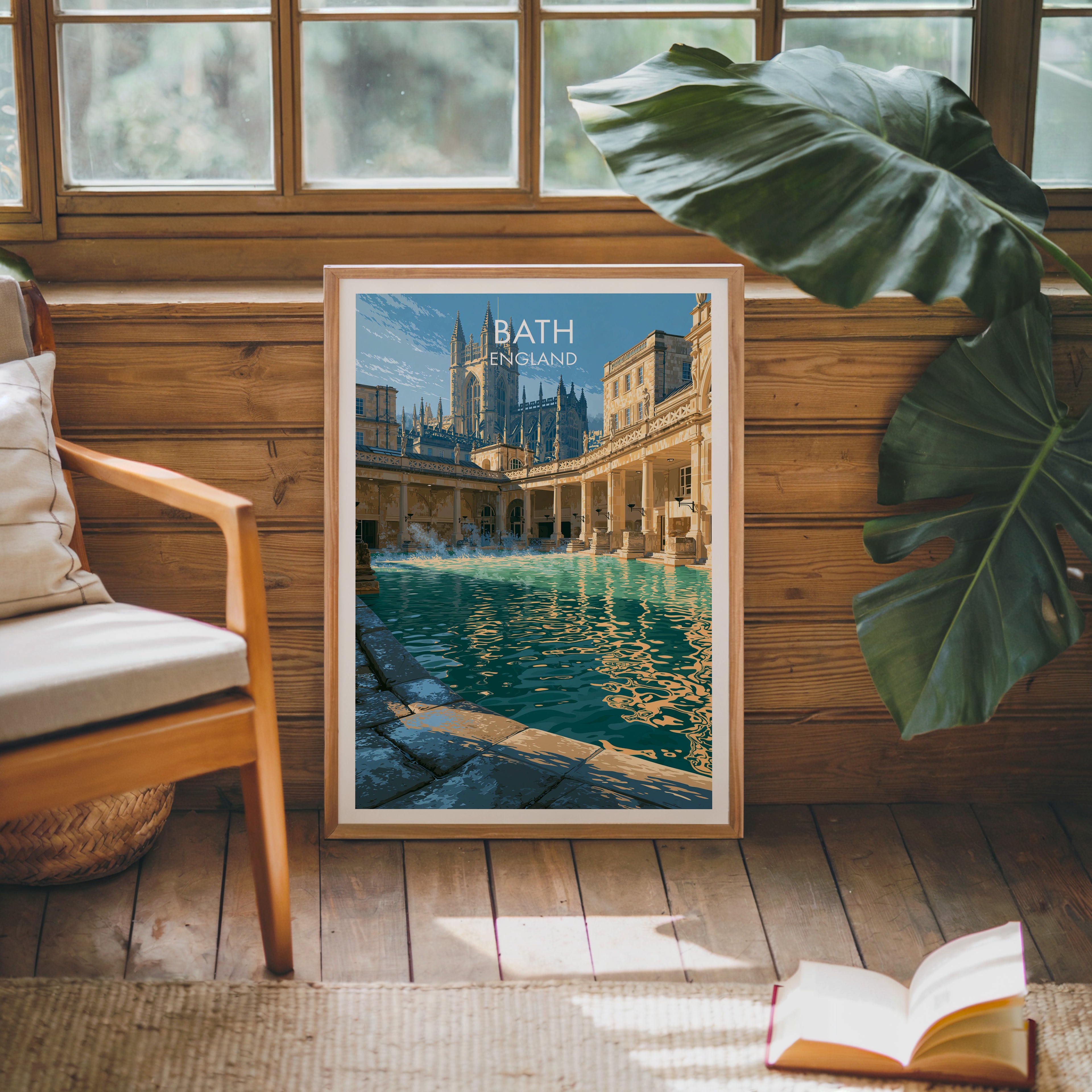 Les thermes romains de Bath, Angleterre