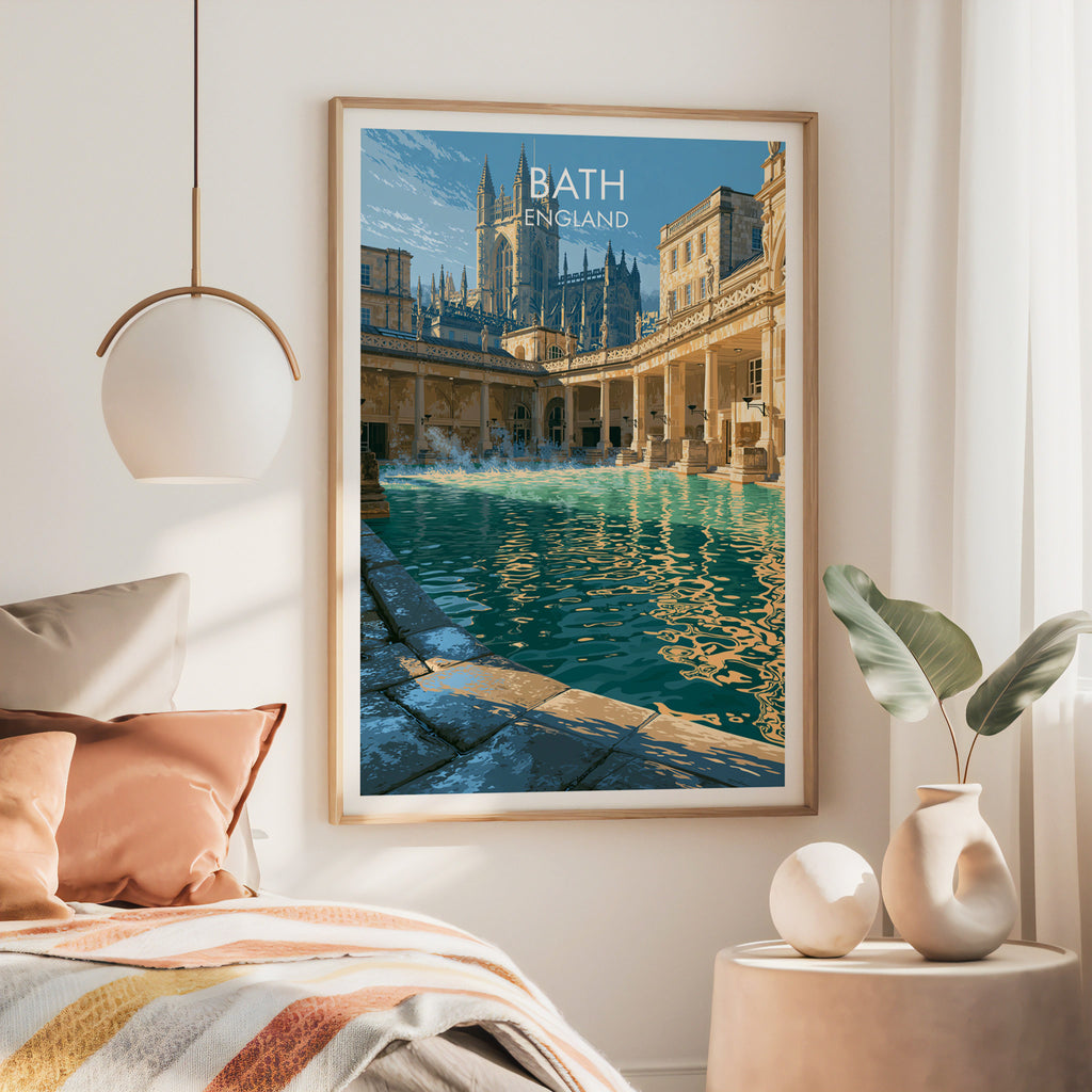 Les thermes romains de Bath, Angleterre