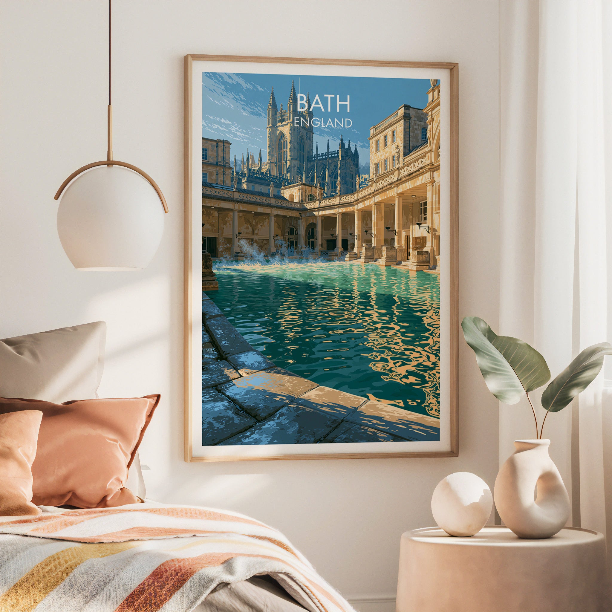 Les thermes romains de Bath, Angleterre