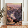 Theodore Roosevelt National Park Watercolor Art