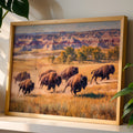 Theodore Roosevelt National Park Oil Painting