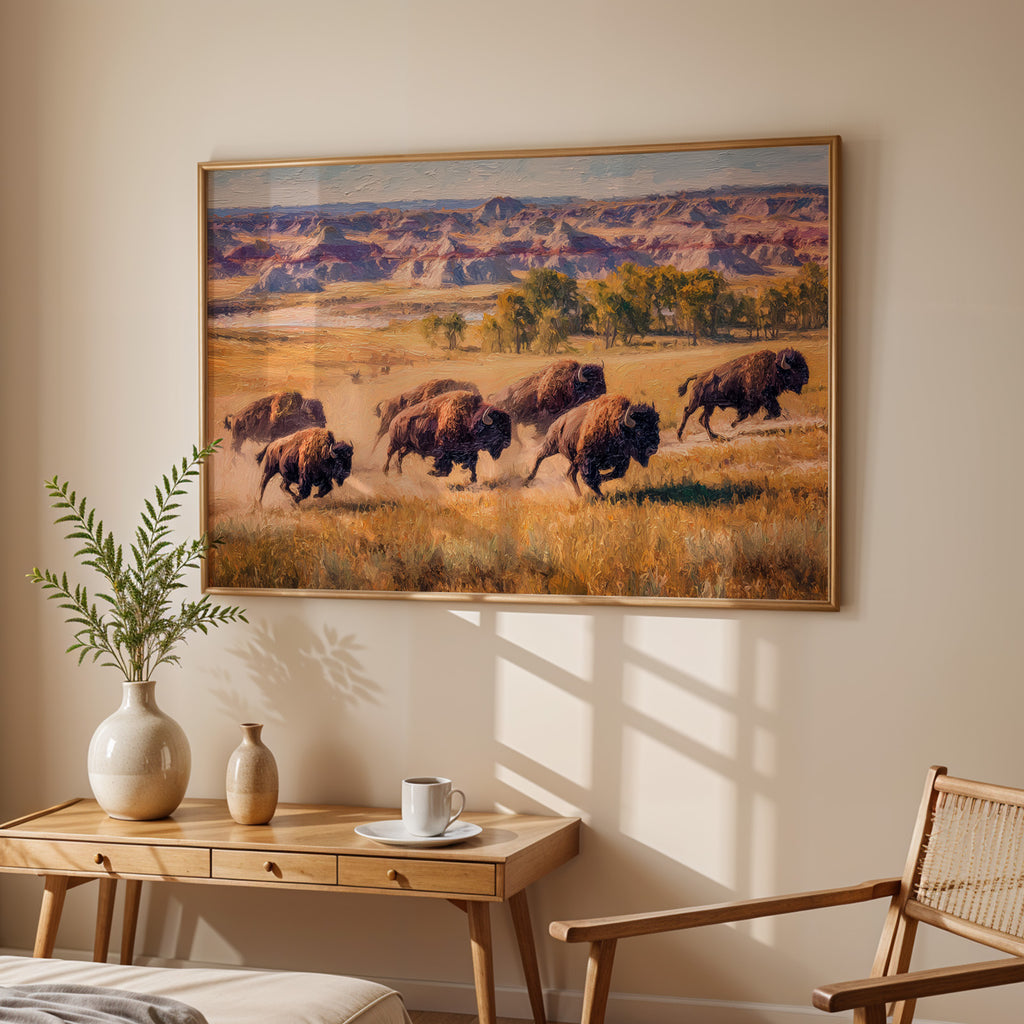 Theodore Roosevelt National Park Oil Painting