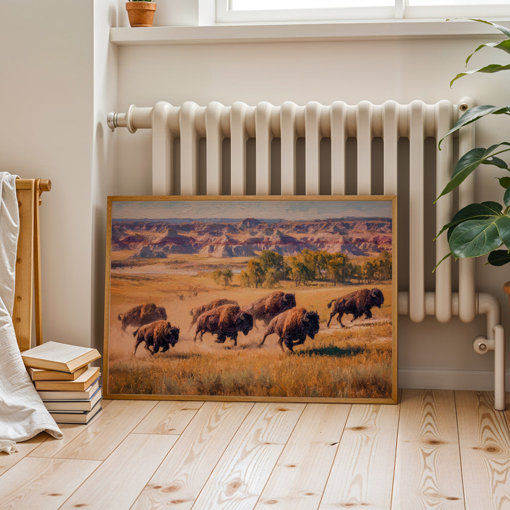 Theodore Roosevelt National Park Oil Painting