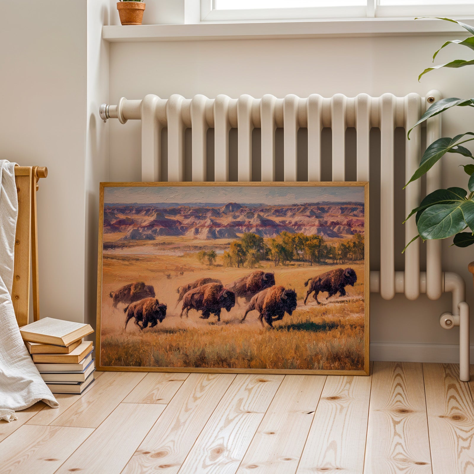 Theodore Roosevelt National Park Oil Painting