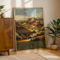 Theodore Roosevelt National Park Vintage WPA Art
