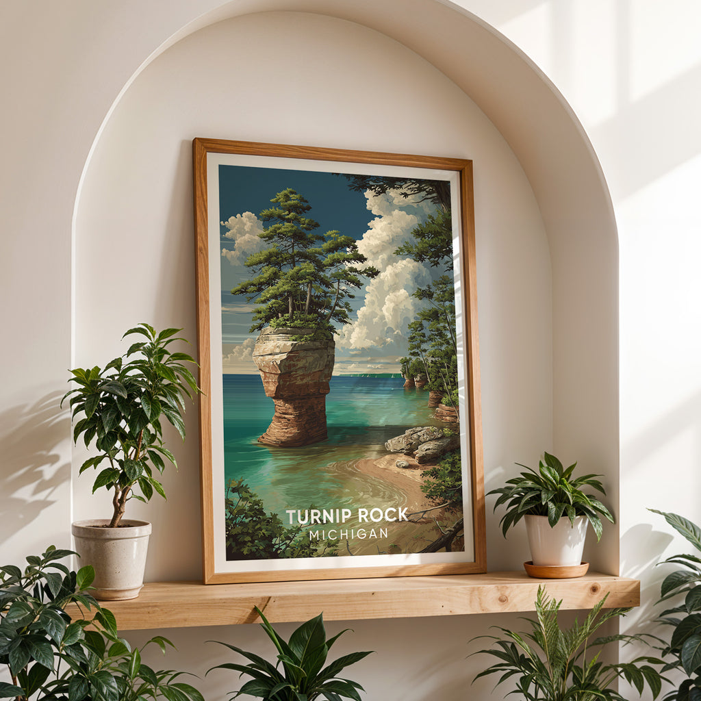 Turnip Rock Michigan