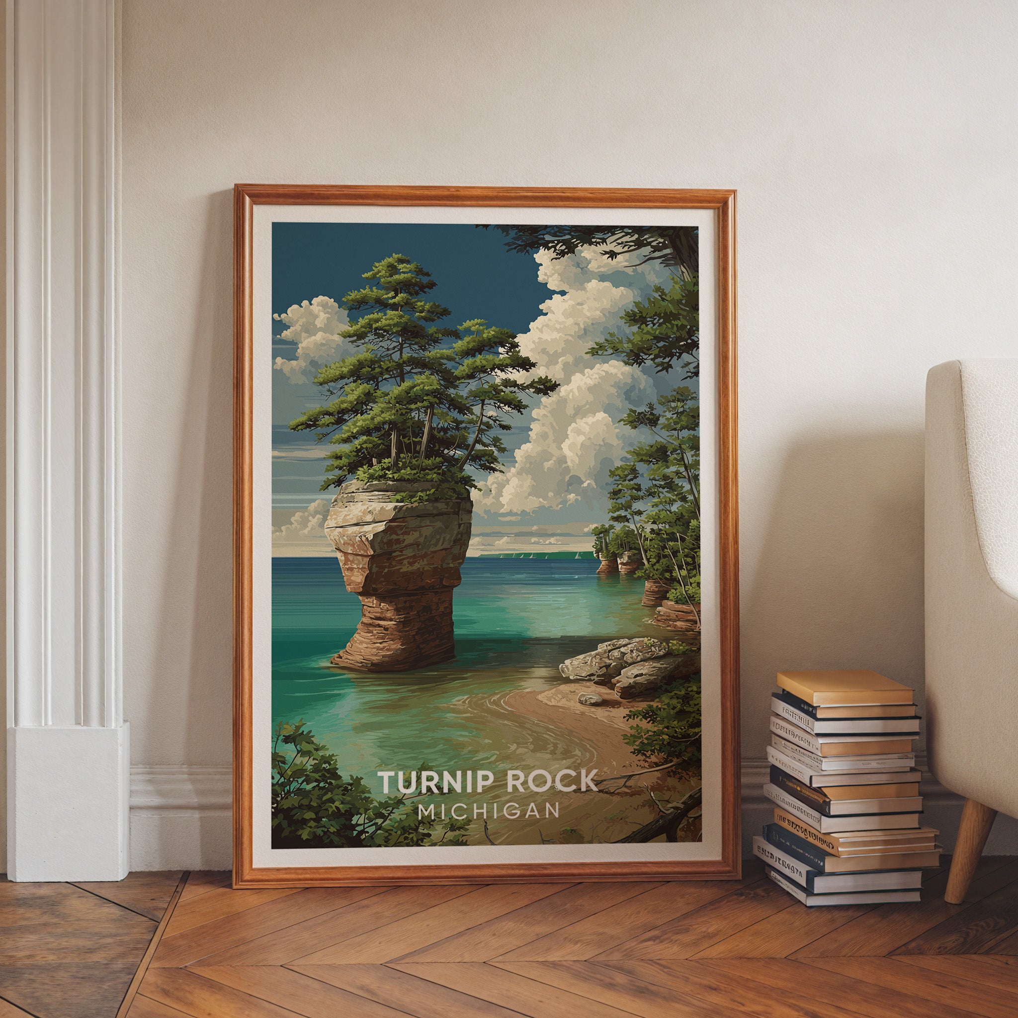 Turnip Rock Michigan