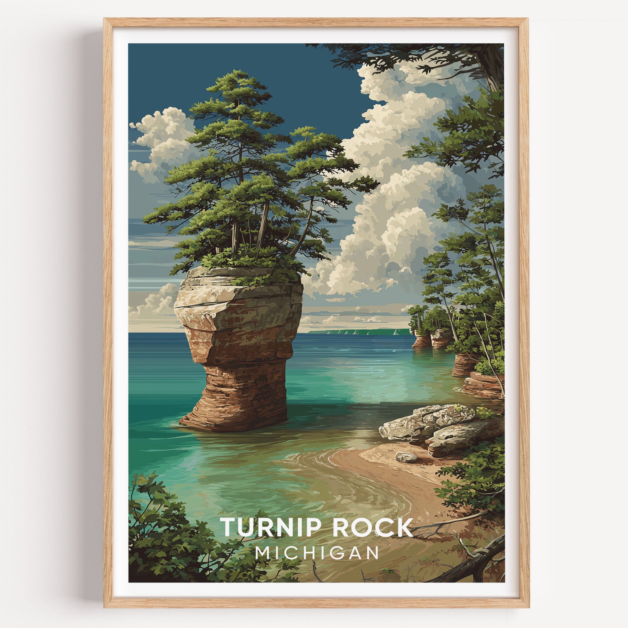Turnip Rock Michigan