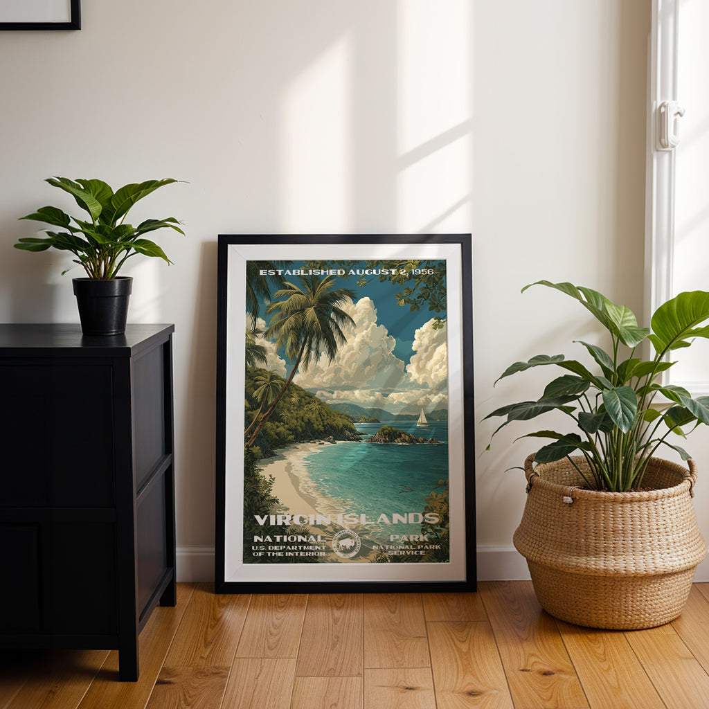 Virgin Islands National Park Vintage WPA