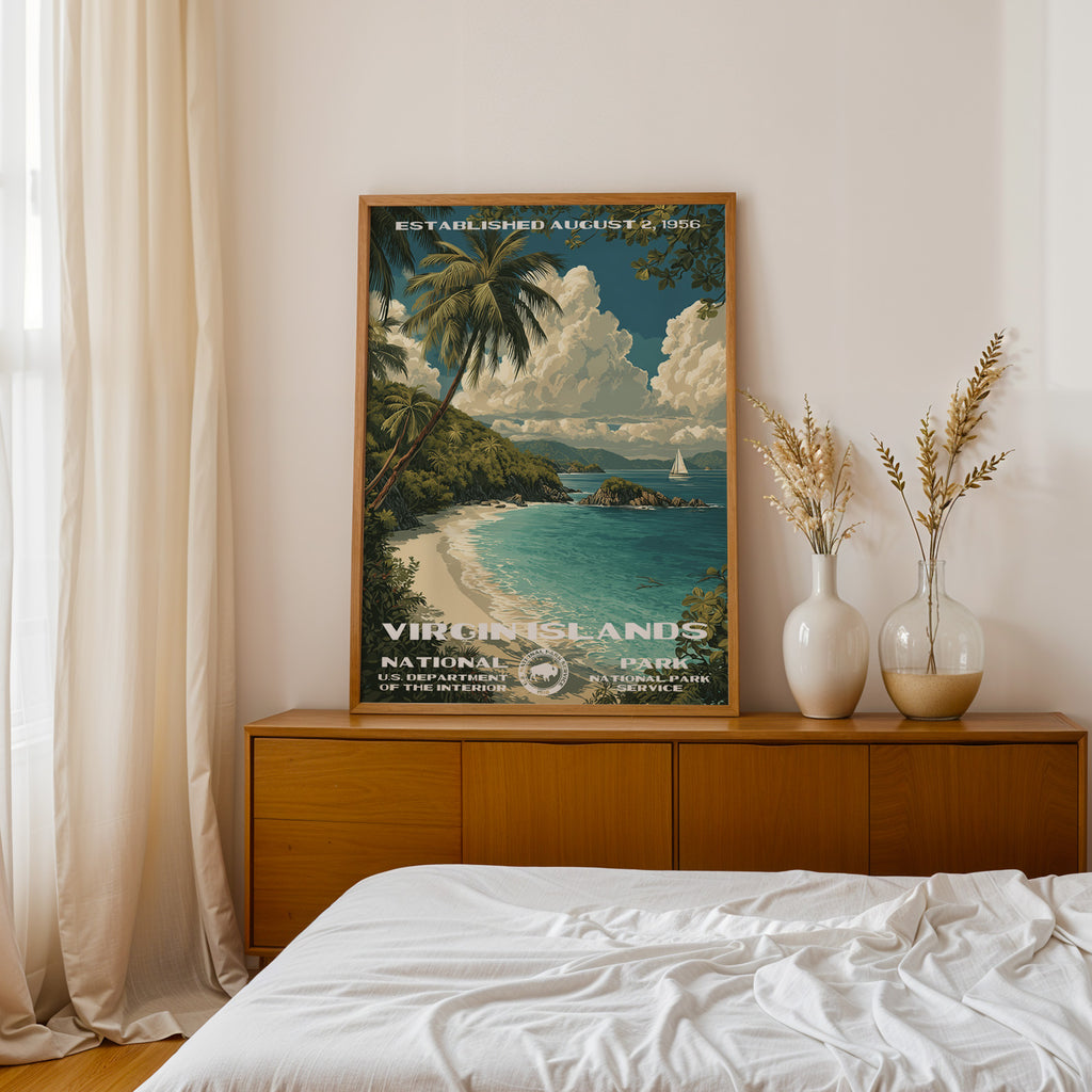 Virgin Islands National Park Vintage WPA