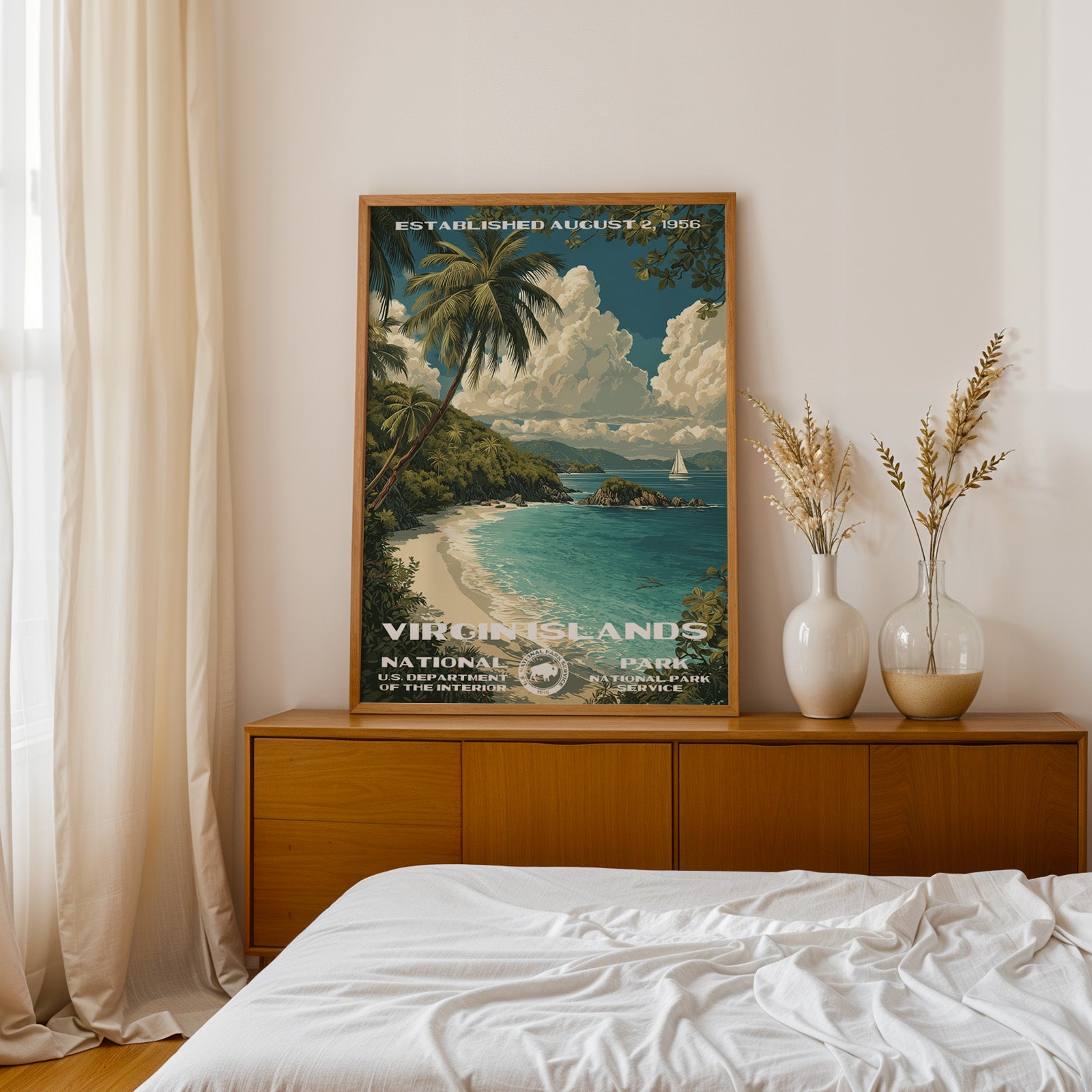 Virgin Islands National Park Vintage WPA