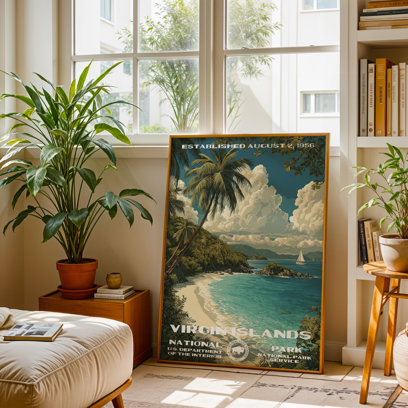 Virgin Islands National Park Vintage WPA
