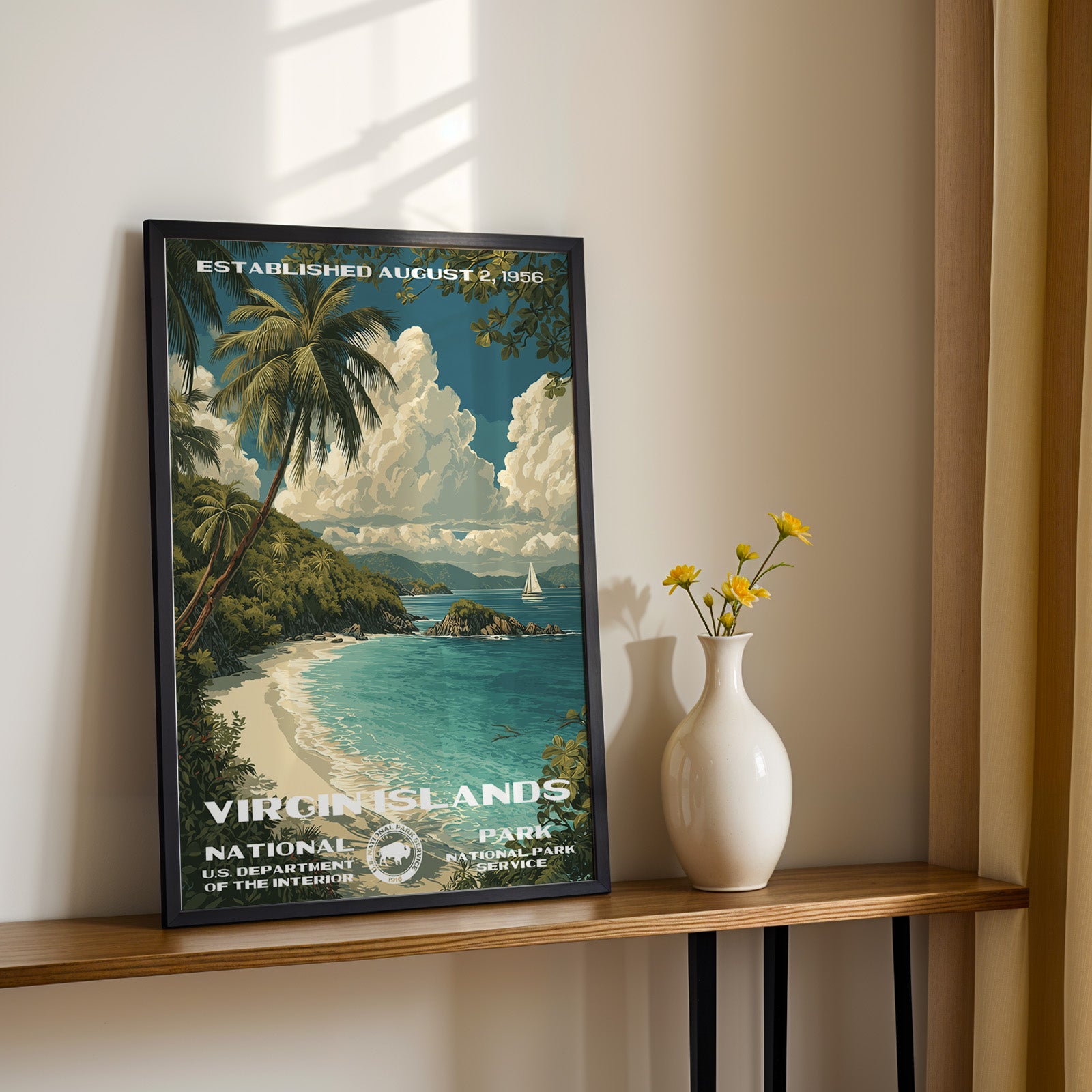 Virgin Islands National Park Vintage WPA