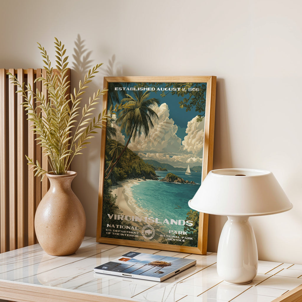 Virgin Islands National Park Vintage WPA