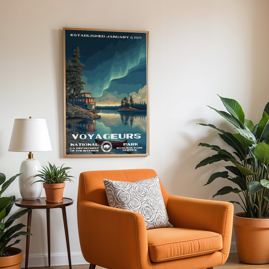 Voyageurs National Park Vintage WPA