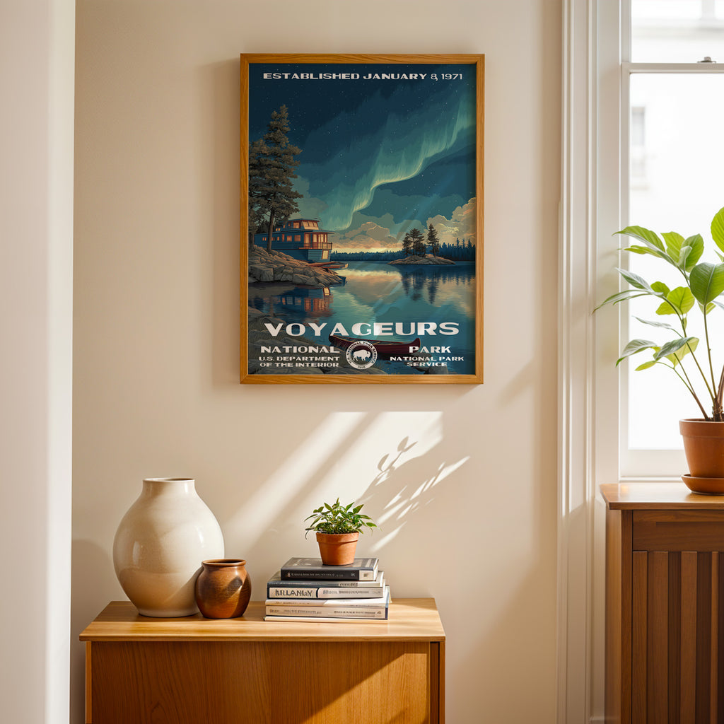 Voyageurs National Park Vintage WPA