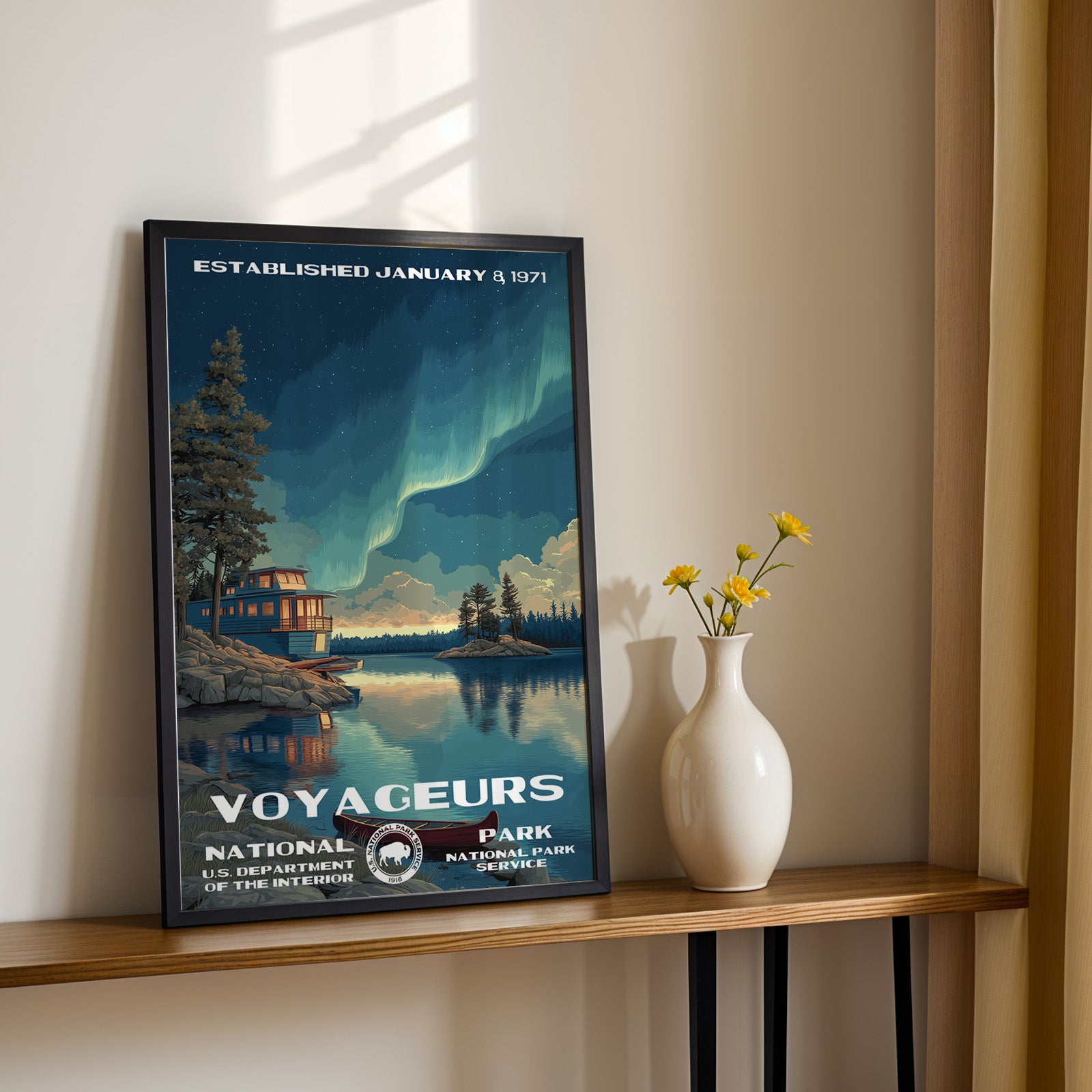 Voyageurs National Park Vintage WPA