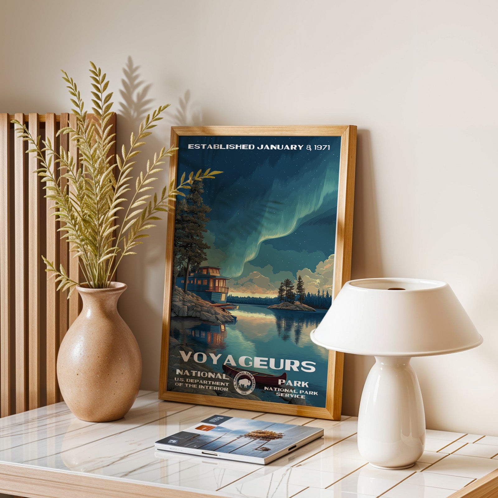 Voyageurs National Park Vintage WPA