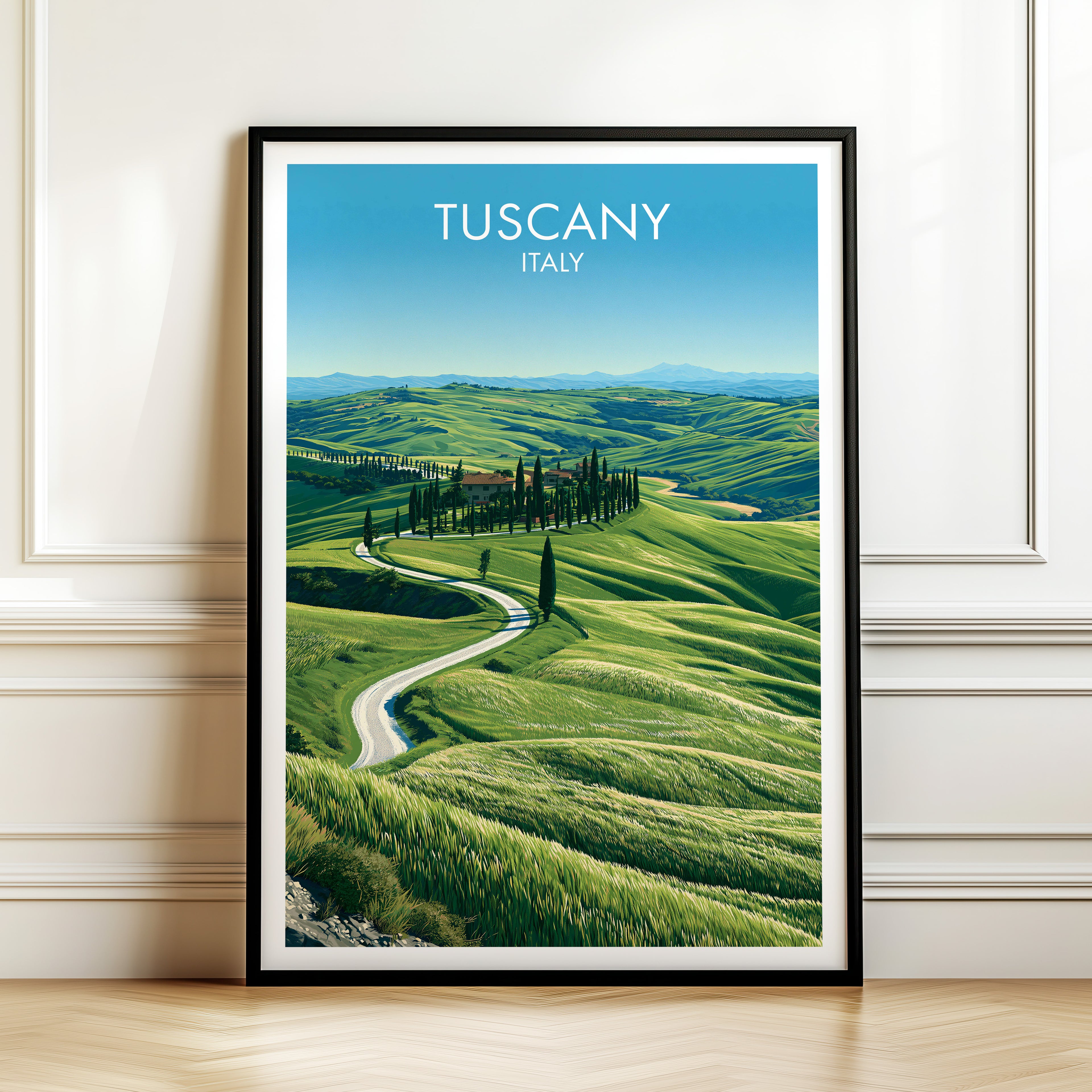 Val d'Orcia Toskana Italien