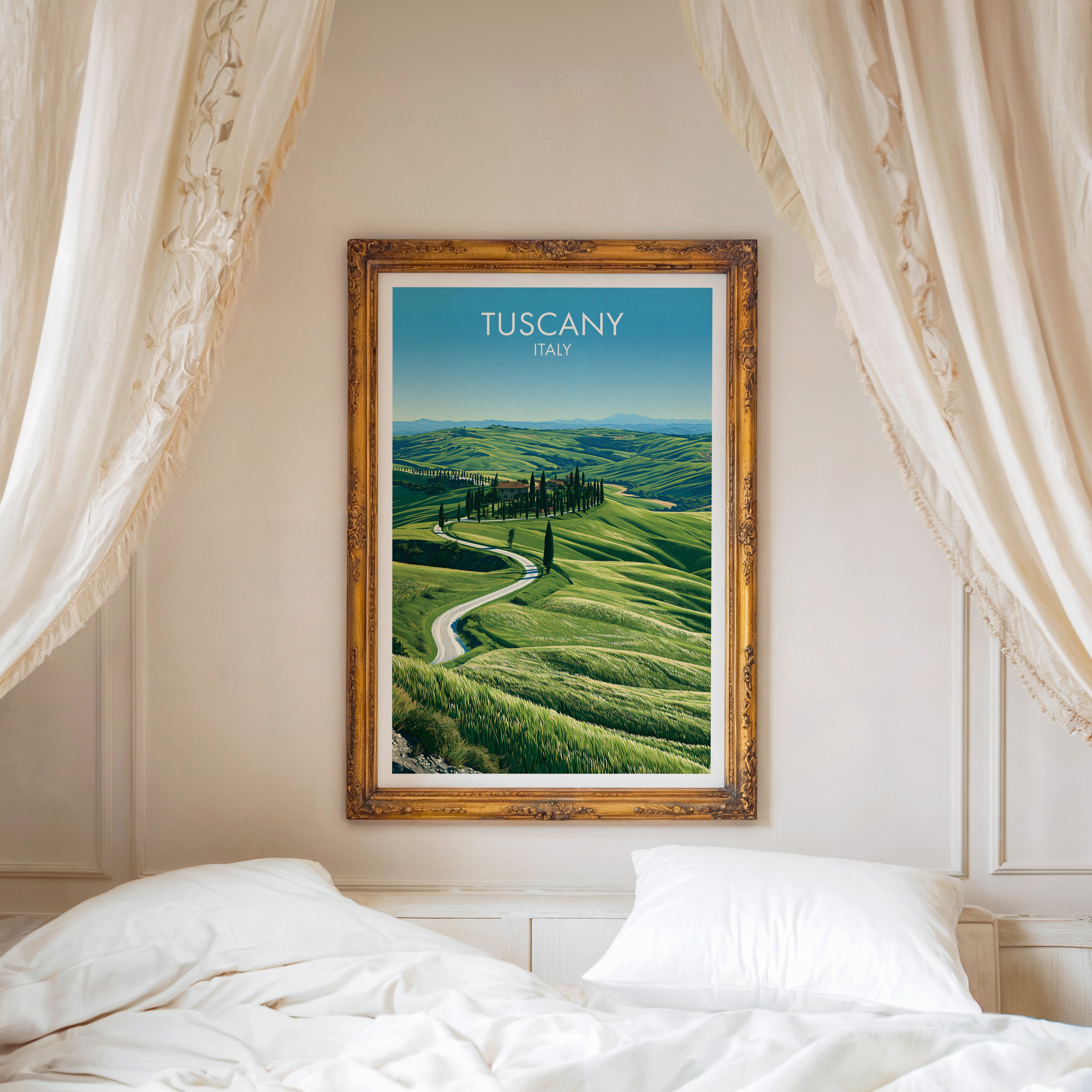 Val d'Orcia Toskana Italien