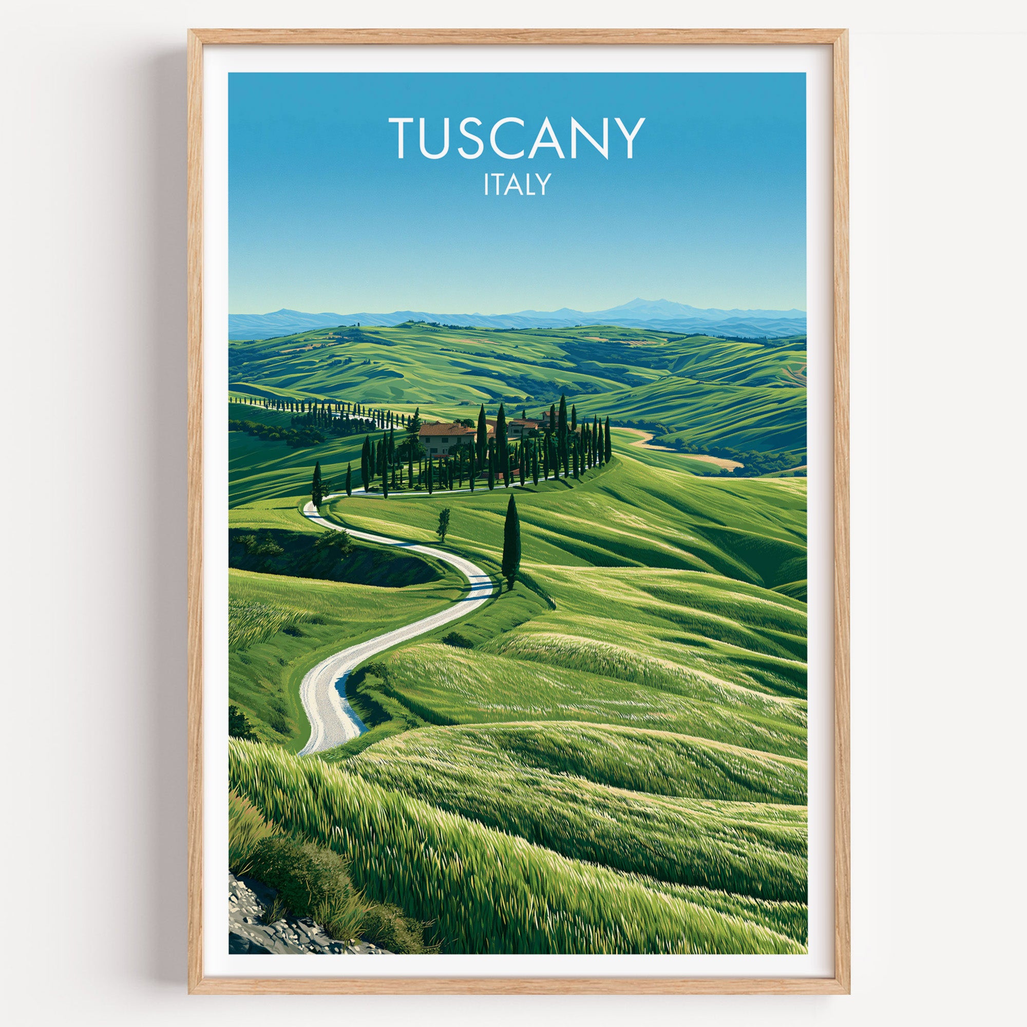Val d'Orcia Toskana Italien