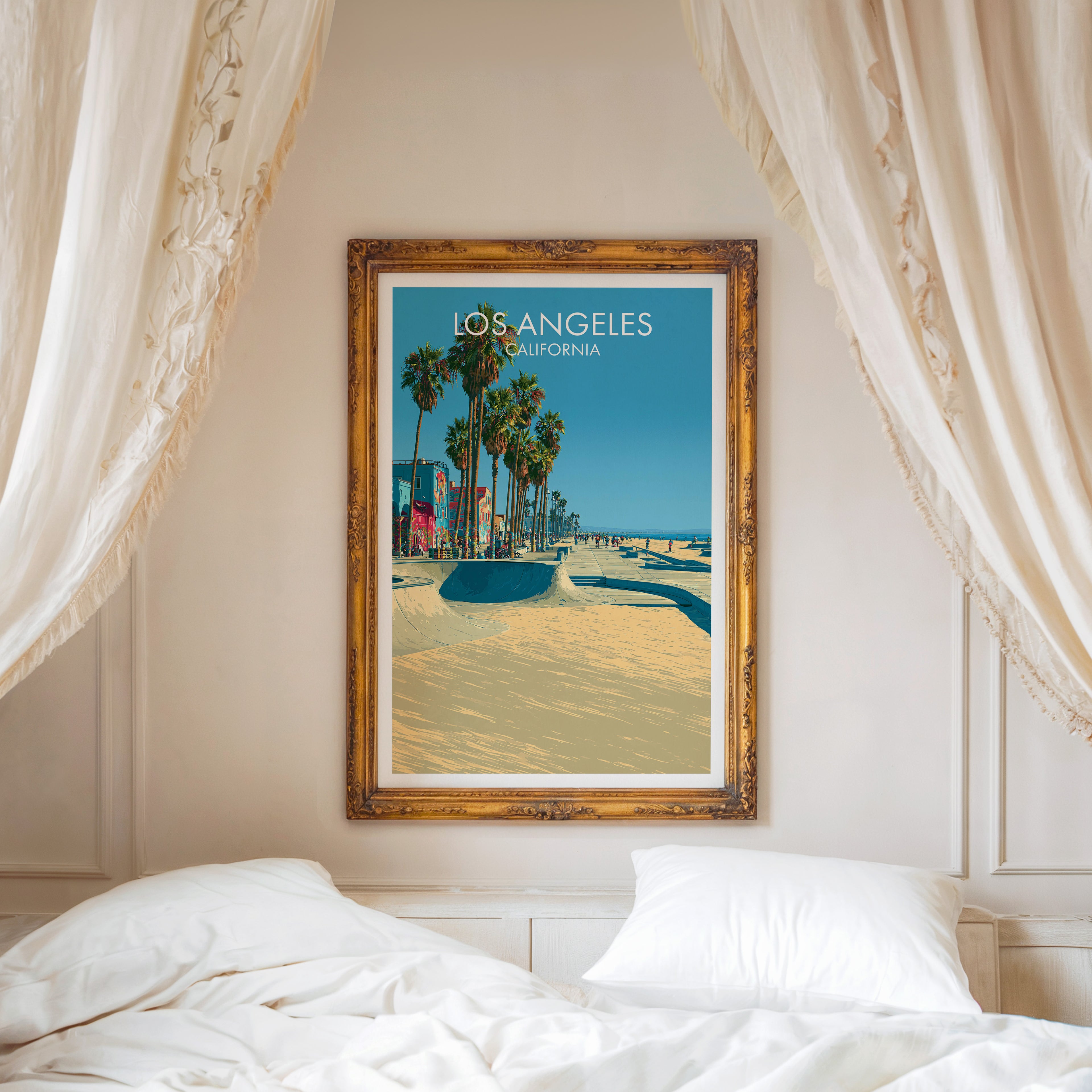 Venice Beach Boardwalk Los Angeles California